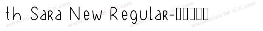 TH Sara New Regular字体转换